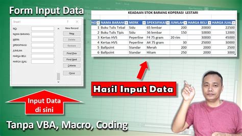 Image result for Cara Input Data Di Excel