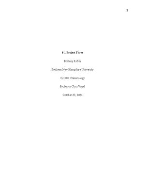 Image result for CJ 340 Module Three Assignment