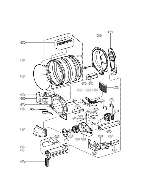 Image result for LG Tromm Washer Parts Diagram