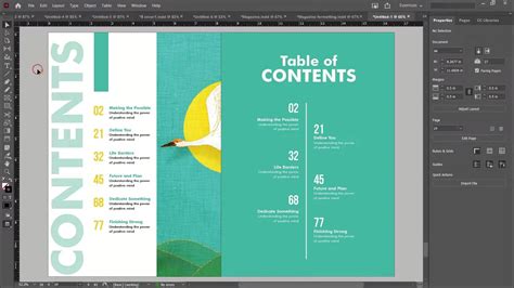 Table of Content InDesign Template Interactive に対する画像結果