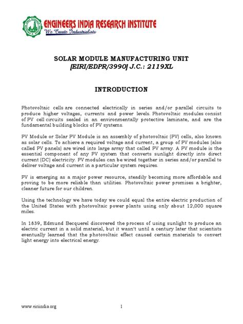 Image result for Solar Module Project