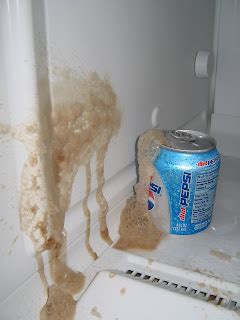 Image result for Soda Can Exploding in Freezer
