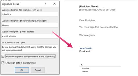 Image result for How to Digital Sign in Word