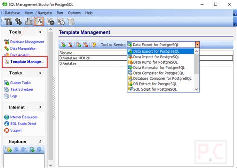 Image result for MS SQL Management Studio for PostgreSQL