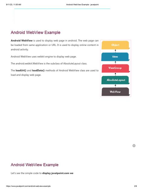 Toradh íomhá ar Webview in Android Studio