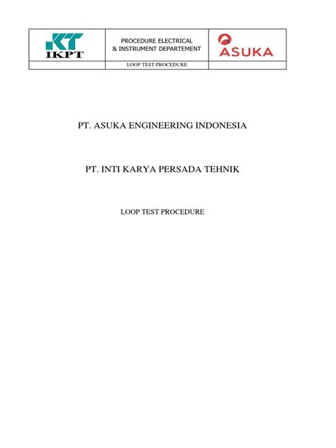 Image result for Instrument Loop Test