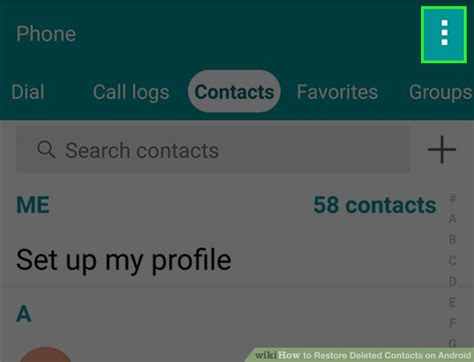 Bildergebnis für Restore Deleted Contacts