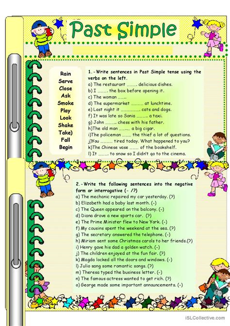 Simple Past Reading Examples に対する画像結果