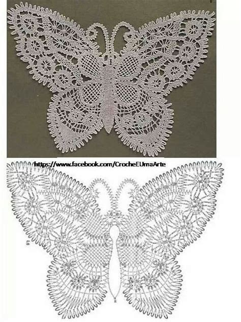 Image result for Crochet Butterfly Lace Pattern