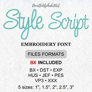 Afbeeldingsresultaten voor Script Embroidery Fontnmm