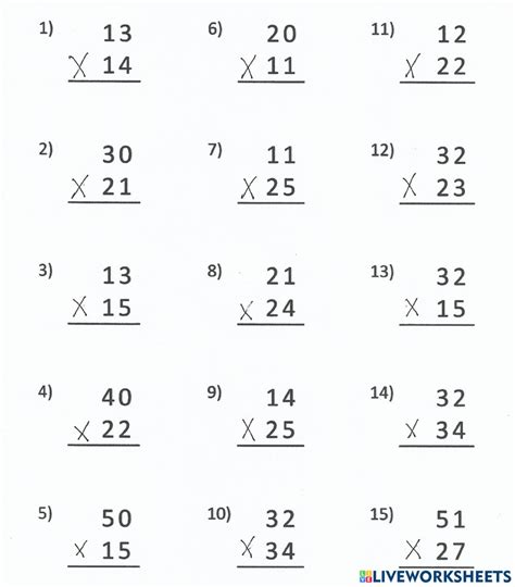 Image result for Two-Digit Multiplication for CMAT Exam