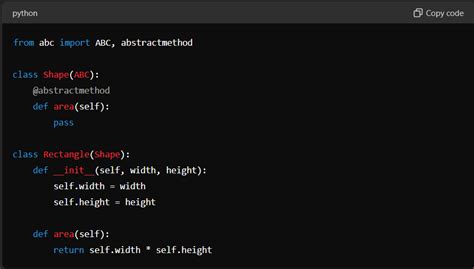 Toradh íomhá ar Abstraction in Python