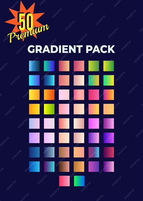 Toradh íomhá ar Vector Gradient Pack