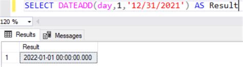 Image result for DateAdd Function SSMS