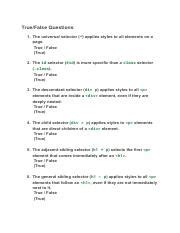 Image result for True False Box CSS