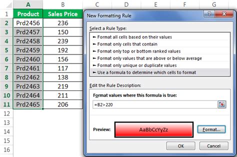 Image result for Conditional Formatting Using Formula Results