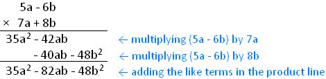Image result for Multiplying Two Binomials Examples