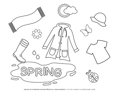Image result for Spring Weather Coloring Pages