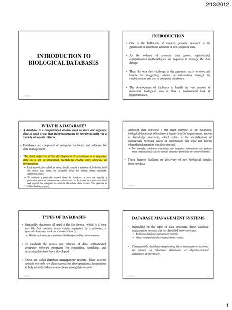 Flat File Format Biological Database に対する画像結果