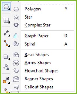 Image result for Fly Out Description CorelDRAW X3 Tools