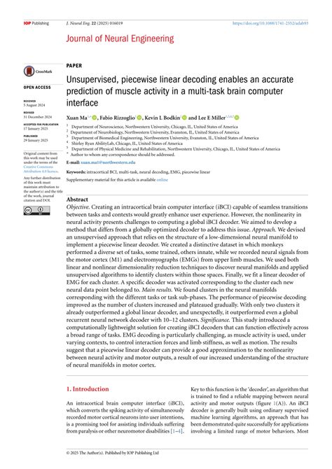 Brain Computer Interface Journal에 대한 이미지 결과