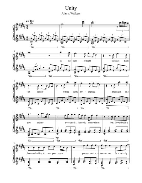 Image result for Unity Alan Walker Piano