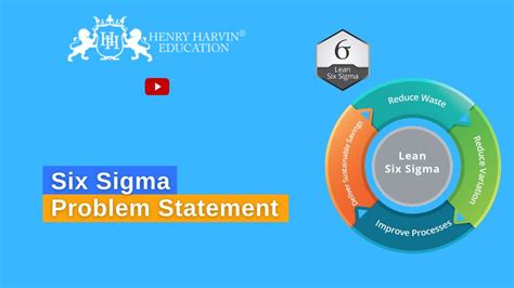 Image result for Six Sigma Problem Statement