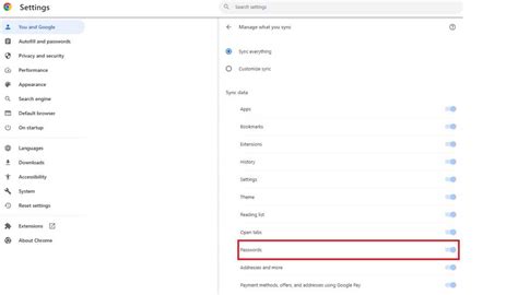 Image result for Chrome Settings Passwords