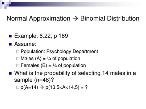 Image result for Binomial to Normal Approximation Conditions