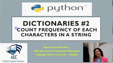 Image result for Character Frequency in Python