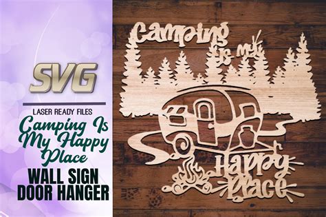 Toradh íomhá ar Free Glowforge Camping Designs