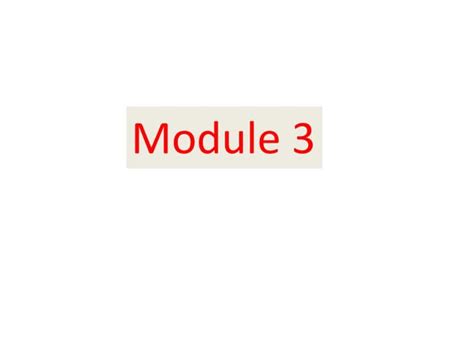 Image result for Module 3