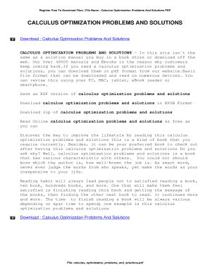 Image result for Optimization Problems and Solutions PDF