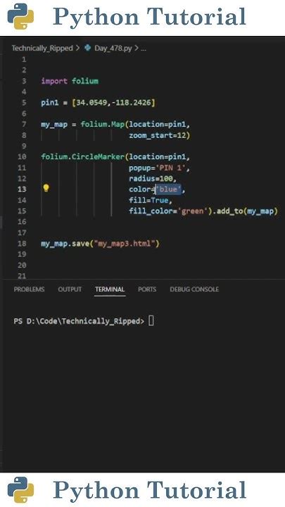 Image result for Folium Map Python Tutorial