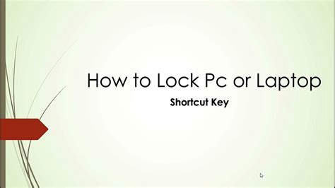Image result for Lock in Linux Computer Shoctkey