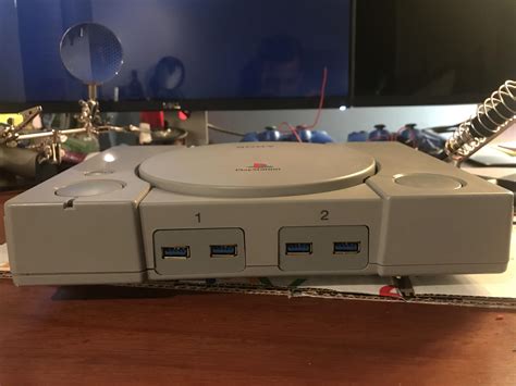 Toradh íomhá ar Raspberry Pi PS1 Case