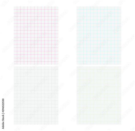 Notebook graph paper texture background. Vector illustration image ...