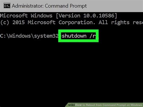 Image result for Command Line for System Restart