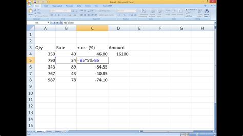 Afbeeldingsresultaten voor Add Excel Percentage Formula Cheat Sheet