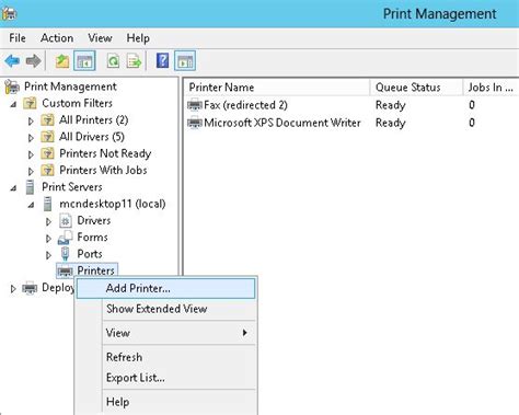 Print Server Add Printer に対する画像結果