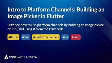 Flutter Channels に対する画像結果