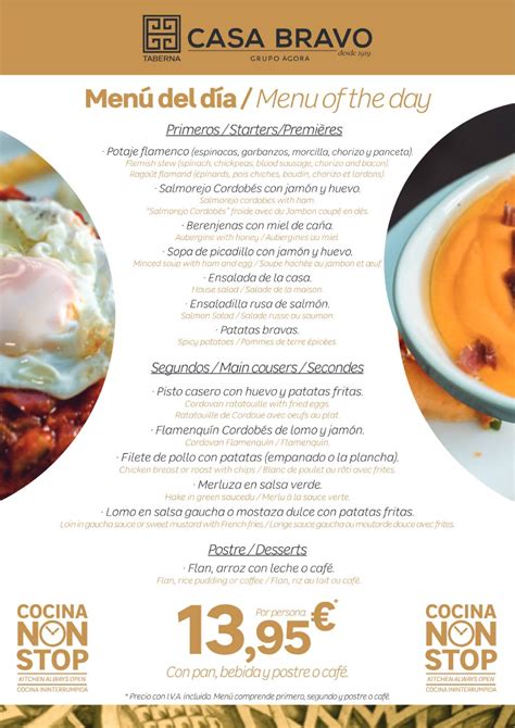 Image result for Menu Del DIA Simple Lay Out