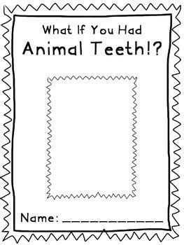 Image result for What If You Had Animal Teeth Printable