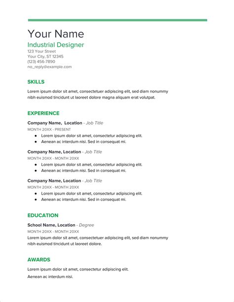 Editable Basic Resume Templates Free に対する画像結果