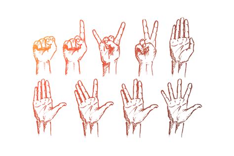 Image result for Drawn Hand Sign Language