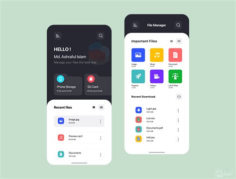 Image result for Files App Design