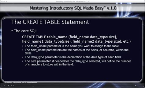 Image result for How to Create Table Name in SQL