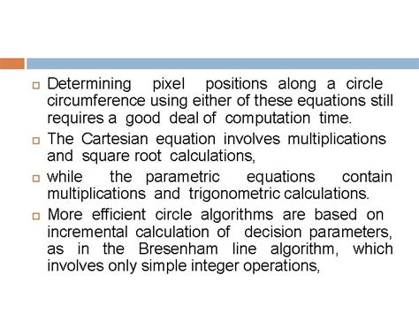 Image result for Circumference of Circle Algorithm