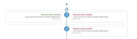 Bootstrap Timeline Vertical に対する画像結果