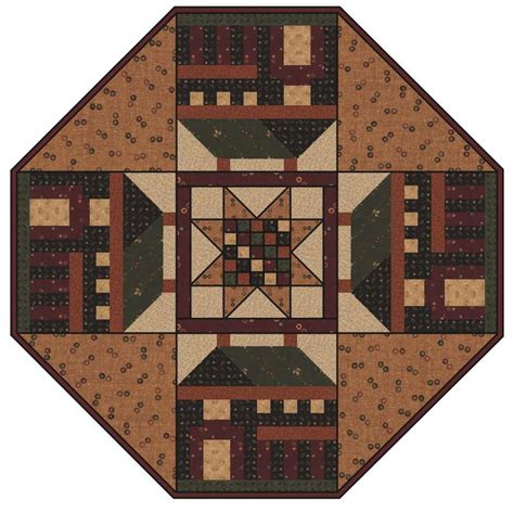 Toradh íomhá ar Charm Pack Octogon Table Topper Pattern